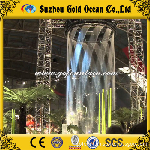 Stainless Steel Circle Circular Shape Digital Water Curtain